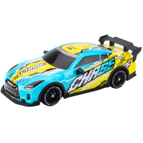 Auto Sportowe Zdalnie Sterowane RC Podświetlana Karoseria Drift Turkusowe Auto Sportowe Zdalnie Sterowane RC Podświetlana Karoseria Drift Turkusowe