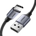 Kabel Ugreen US288 USB-A / USB-C QC 3.0 3A 2m - szary Kabel Ugreen US288 USB-A / USB-C QC 3.0 3A 2m - szary