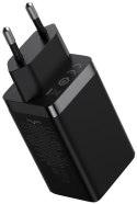 Ładowarka sieciowa Baseus GaN 5 Pro Fast Charger CCGP120201 65W 1x USB-A 2x USB-C PD 3.0 QC 4.0 + kabel USB-C Ładowarka sieciowa Baseus GaN 5 Pro Fast Charger CCGP120201 65W 1x USB-A 2x USB-C PD 3.0 QC 4.0 + kabel USB-C