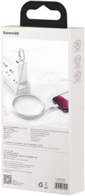 KABEL USB-C / Lightning iPhone Baseus Cafule CATLGD-02 1m 20W PD Quick Charging BIAŁY W OPLOCIE KABEL USB-C / Lightning iPhone Baseus Cafule CATLGD-02 1m 20W PD Quick Charging BIAŁY W OPLOCIE