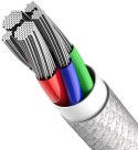 KABEL USB-C / Lightning iPhone Baseus Cafule CATLGD-02 1m 20W PD Quick Charging BIAŁY W OPLOCIE KABEL USB-C / Lightning iPhone Baseus Cafule CATLGD-02 1m 20W PD Quick Charging BIAŁY W OPLOCIE
