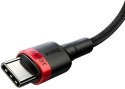 KABEL USB-C / USB-C Baseus Cafule CATKLF-AL91 200cm 100W 5A PD 2.0 QC 3.0 CZARNY W OPLOCIE KABEL USB-C / USB-C Baseus Cafule CATKLF-AL91 200cm 100W 5A PD 2.0 QC 3.0 CZARNY W OPLOCIE