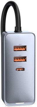 ŁADOWARKA SAMOCHODOWA NA PRZEWODZIE Baseus Share Together 120W 3A 3x USB-A 1x USB-C PD 20W QC 3.0 ŁADOWARKA SAMOCHODOWA NA PRZEWODZIE Baseus Share Together 120W 3A 3x USB-A 1x USB-C PD 20W QC 3.0