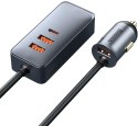 ŁADOWARKA SAMOCHODOWA NA PRZEWODZIE Baseus Share Together 120W 3A 3x USB-A 1x USB-C PD 20W QC 3.0 ŁADOWARKA SAMOCHODOWA NA PRZEWODZIE Baseus Share Together 120W 3A 3x USB-A 1x USB-C PD 20W QC 3.0