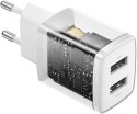 ŁADOWARKA SIECIOWA Baseus Compact Charger CCXJ010202 10.5W 2x USB-A BIAŁA ŁADOWARKA SIECIOWA Baseus Compact Charger CCXJ010202 10.5W 2x USB-A BIAŁA