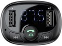 TRANSMITER FM ŁADOWARKA SAMOCHODOWA Baseus Enjoy S-09A 3.4A 2x USB-A microSD BT 4.2 TRANSMITER FM ŁADOWARKA SAMOCHODOWA Baseus Enjoy S-09A 3.4A 2x USB-A microSD BT 4.2