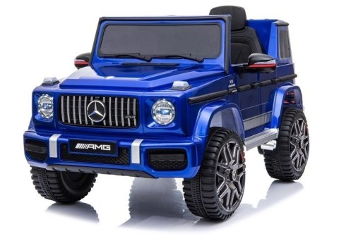 Auto na Akumulator Mercedes G63 AMG Niebieski Lakierowany Auto na Akumulator Mercedes G63 AMG Niebieski Lakierowany