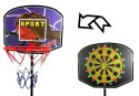 Zestaw Gier Sportowych 3w1 Koszykówka Rzutki Boks Zestaw Gier Sportowych 3w1 Koszykówka Rzutki Boks