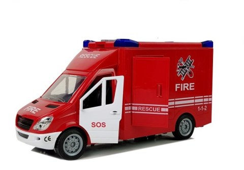 Wóz Strażacki z Napędem Frykcyjnym Dźwiękiem Otwierane Drzwi Wóz Strażacki z Napędem Frykcyjnym Dźwiękiem Otwierane Drzwi