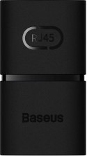 Złączka sieciowa łącznik kabli Ethernet RJ-45 Baseus AirJoy Series 2 szt. - czarna Złączka sieciowa łącznik kabli Ethernet RJ-45 Baseus AirJoy Series 2 szt. - czarna