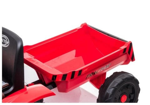 Traktor na Akumulator z Przyczepą CH9959 Czerwony Traktor na Akumulator z Przyczepą CH9959 Czerwony