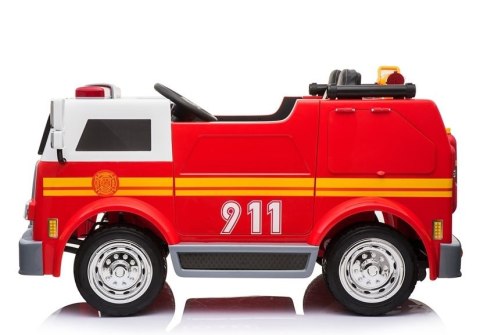 Wóz Strażacki na Akumulator Czerwony Dla Dzieci Pilot LL911 Wóz Strażacki na Akumulator Czerwony Dla Dzieci Pilot LL911