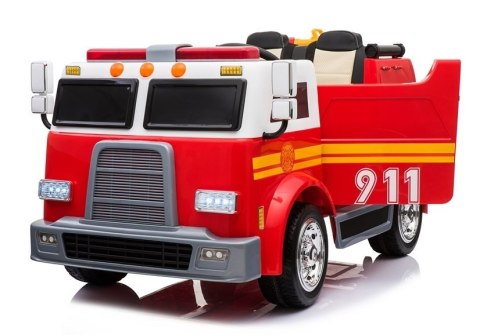 Wóz Strażacki na Akumulator Czerwony Dla Dzieci Pilot LL911 Wóz Strażacki na Akumulator Czerwony Dla Dzieci Pilot LL911