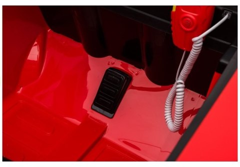 Wóz Strażacki na Akumulator Czerwony Dla Dzieci Pilot LL911 Wóz Strażacki na Akumulator Czerwony Dla Dzieci Pilot LL911