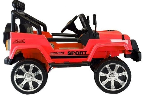 Auto na Akumulator S2388 Jeep Czerwony 4x45W Auto na Akumulator S2388 Jeep Czerwony 4x45W