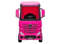 Auto Na Akumulator Mercedes Actros Różowy 4x4