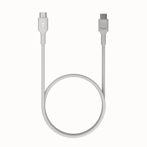 KABEL USB-C / USB-C Greencell PowerStream 200cm PD 100W biały w oplocie